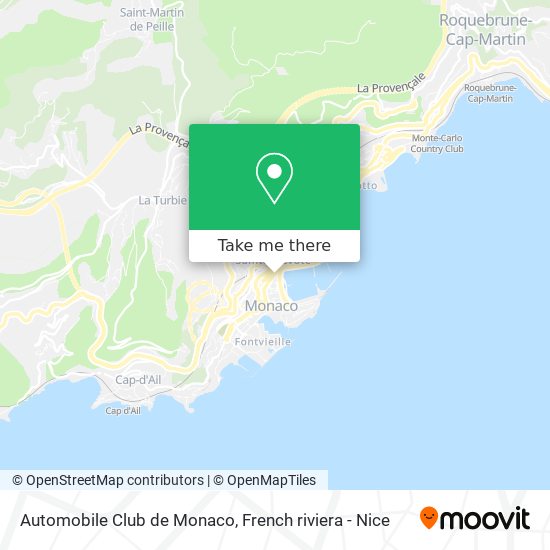 Automobile Club de Monaco map