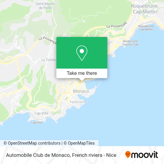 Automobile Club de Monaco map