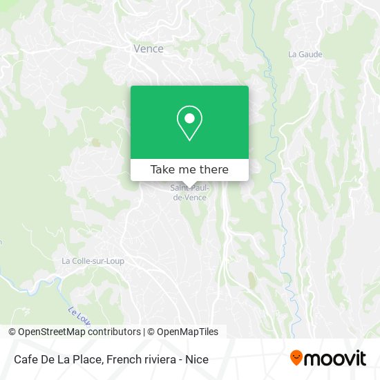 Cafe De La Place map