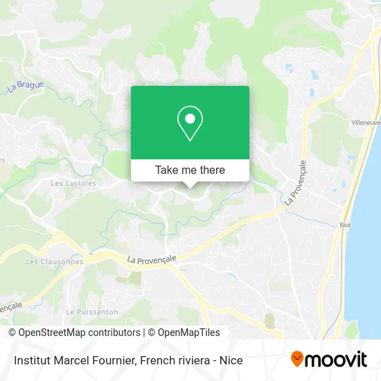 Institut Marcel Fournier map