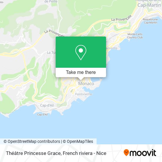 Théâtre Princesse Grace map
