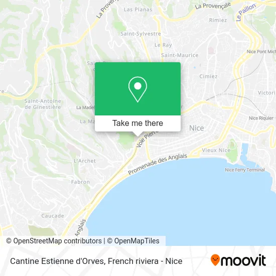 Cantine Estienne d'Orves map