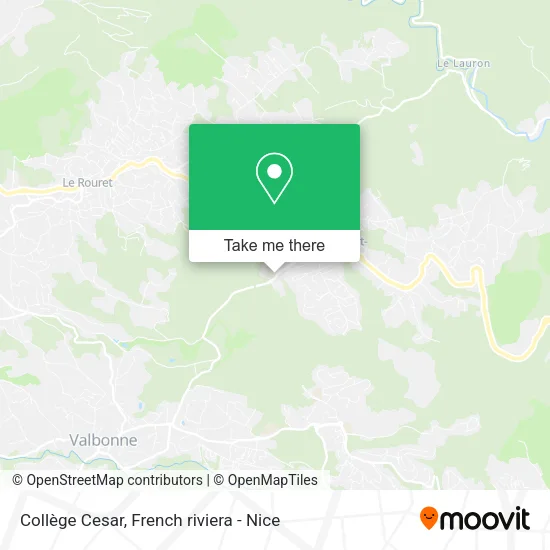 Collège Cesar map