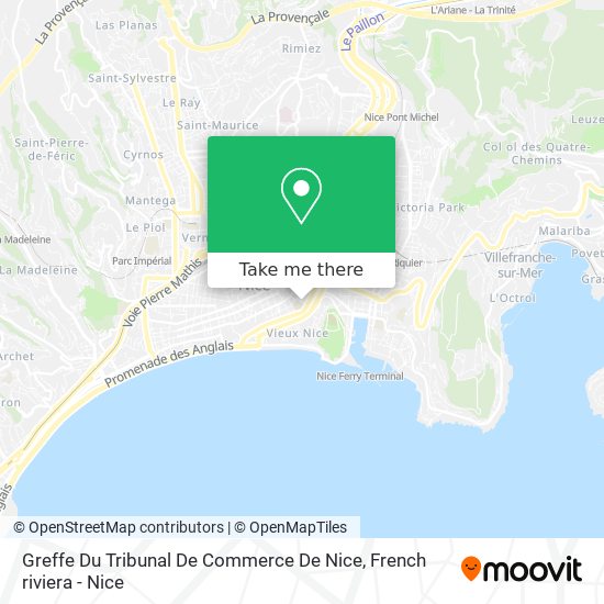 Mapa Greffe Du Tribunal De Commerce De Nice