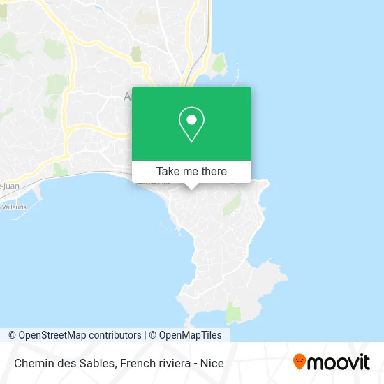 Chemin des Sables map