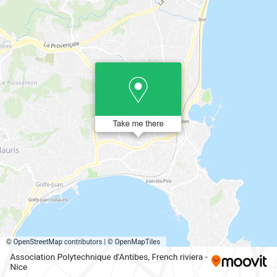 Association Polytechnique d'Antibes map