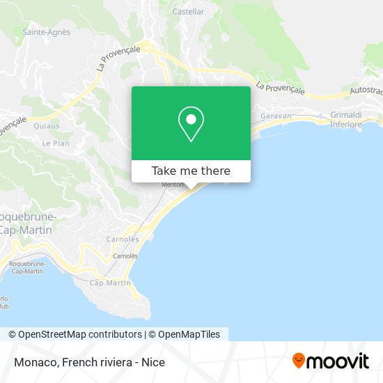 Monaco map