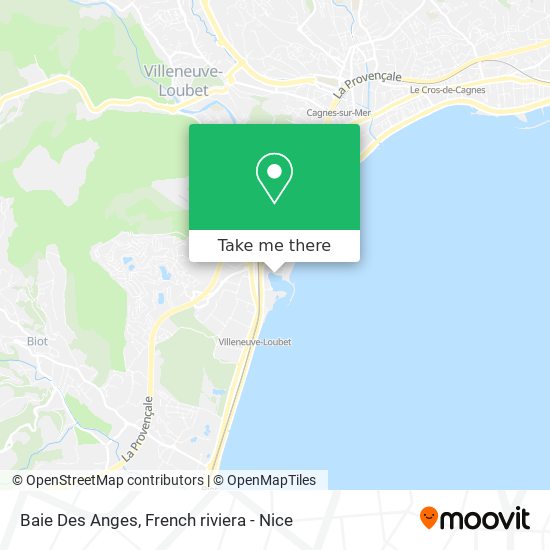 Baie Des Anges map