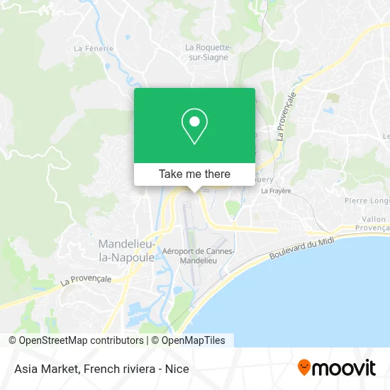 Asia Market map