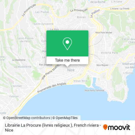 Librairie La Procure (livres religieux ) map