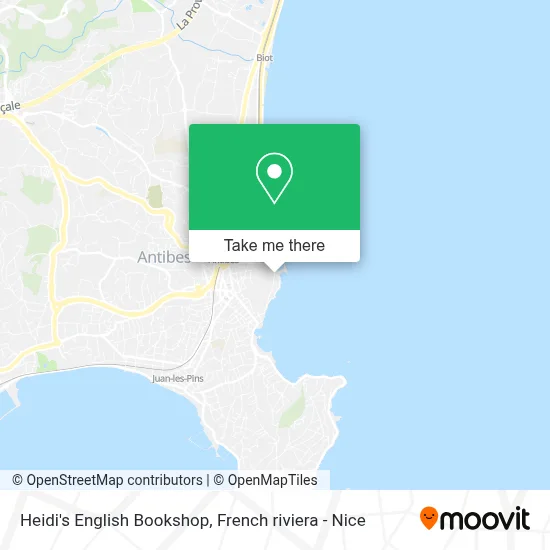 Heidi's English Bookshop map