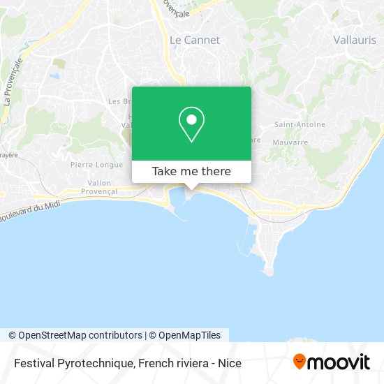 Festival Pyrotechnique map