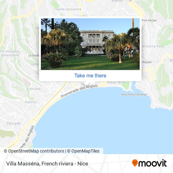 Villa Masséna map