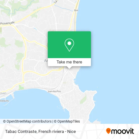Tabac Contraste map