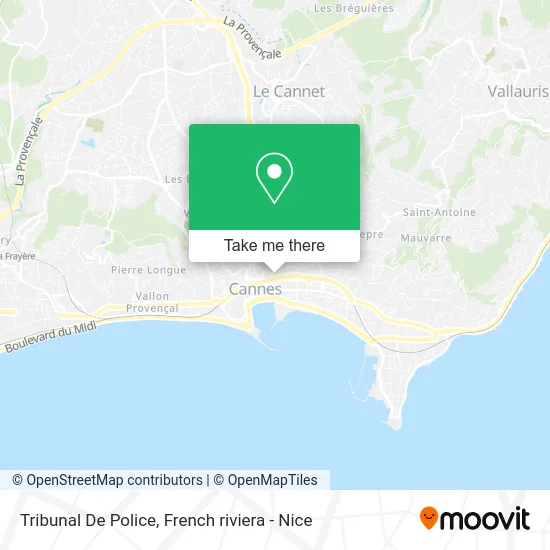 Tribunal De Police map