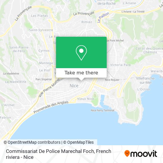 Commissariat De Police Marechal Foch map