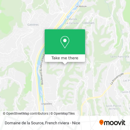 Domaine de la Source map