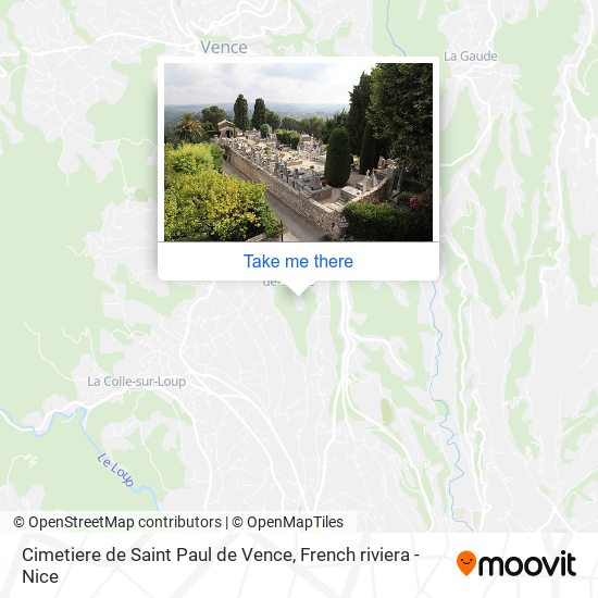 Cimetiere de Saint Paul de Vence map