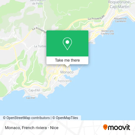 Monaco map