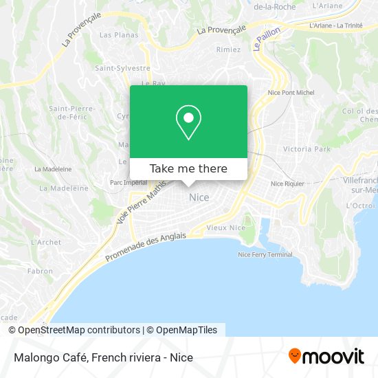 Malongo Café map