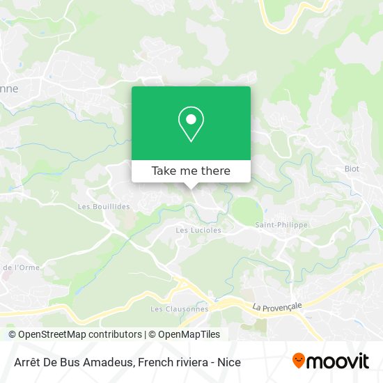Mapa Arrêt De Bus Amadeus
