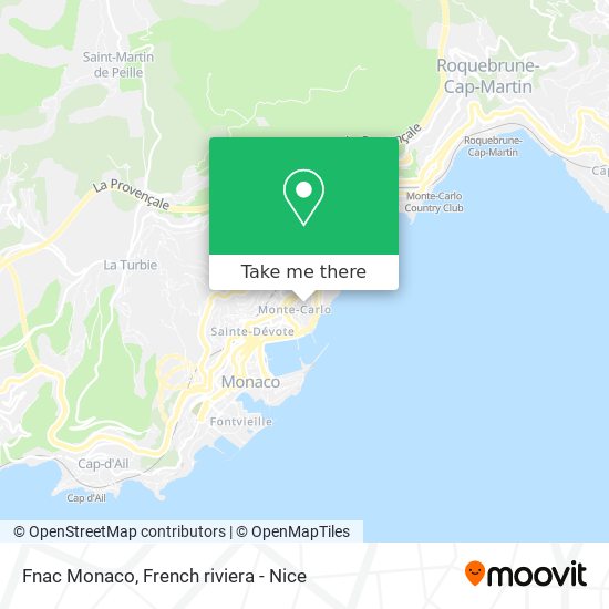 Fnac Monaco map