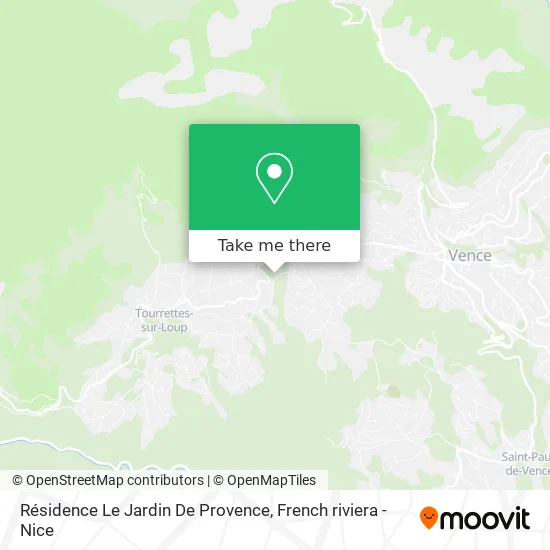 Résidence Le Jardin De Provence map