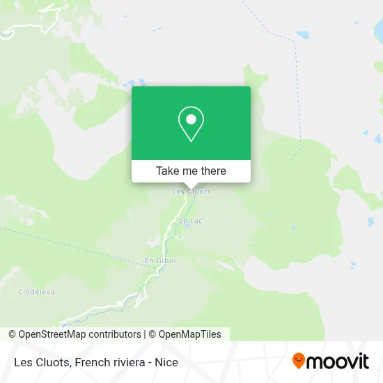 Les Cluots map