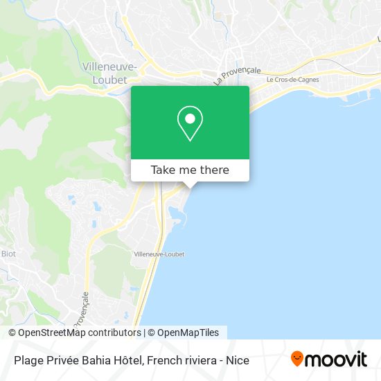 Plage Privée Bahia Hôtel map