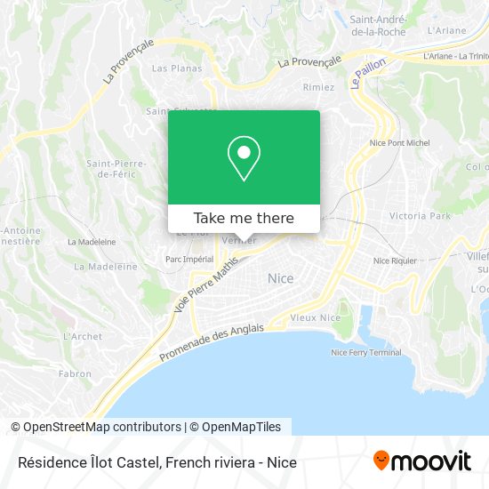 Résidence Îlot Castel map