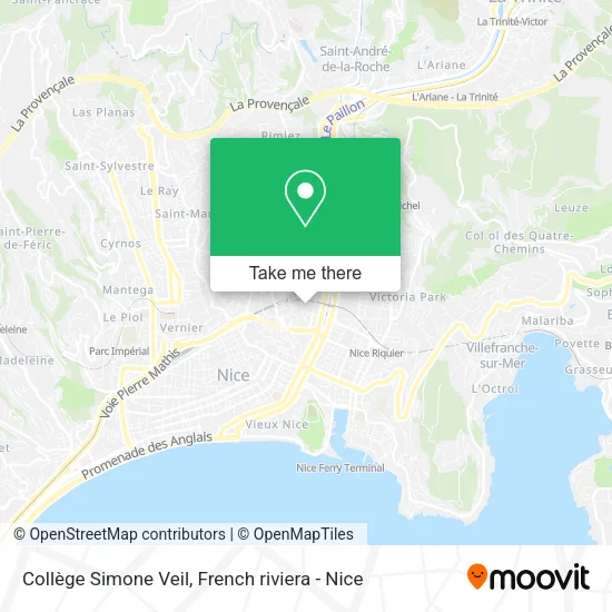 Collège Simone Veil map