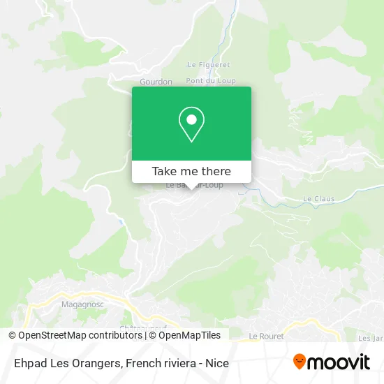 Ehpad Les Orangers map