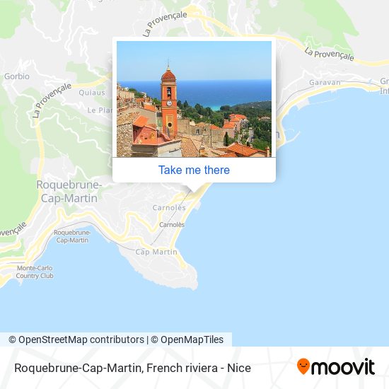 Roquebrune-Cap-Martin map