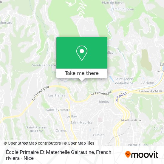 Mapa École Primaire Et Maternelle Gairautine