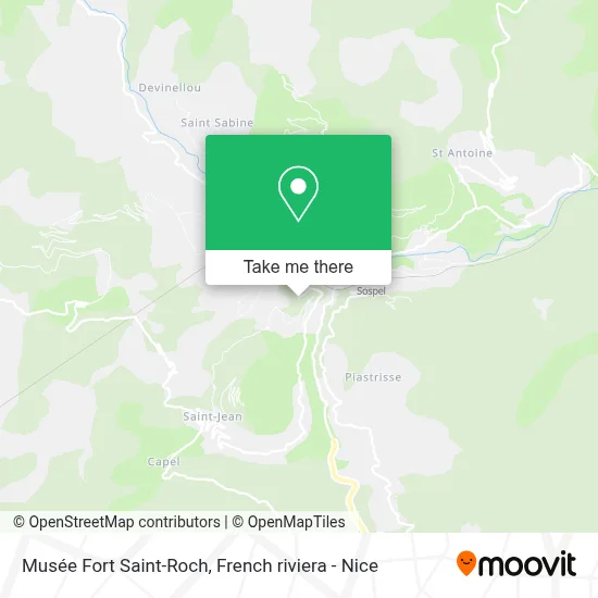 Musée Fort Saint-Roch map