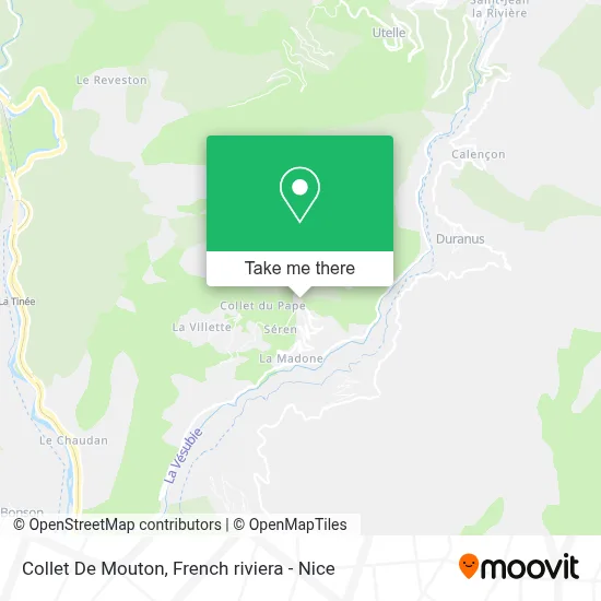 Collet De Mouton map