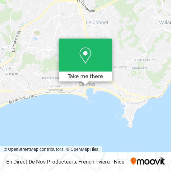 Mapa En Direct De Nos Producteurs