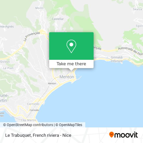 Le Trabuquet map