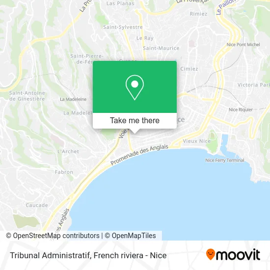 Tribunal Administratif map