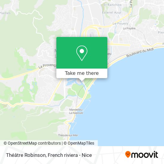 Théâtre Robinson map