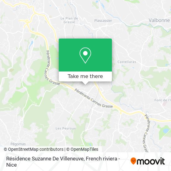 Résidence Suzanne De Villeneuve map