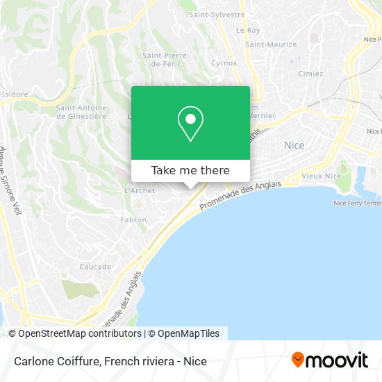 Carlone Coiffure map