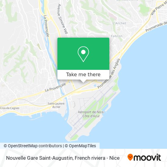 Nouvelle Gare Saint-Augustin map