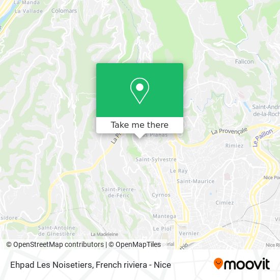 Ehpad Les Noisetiers map