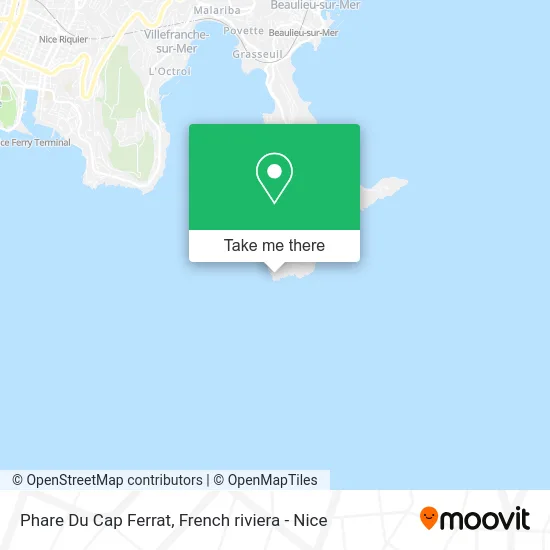 Phare Du Cap Ferrat map