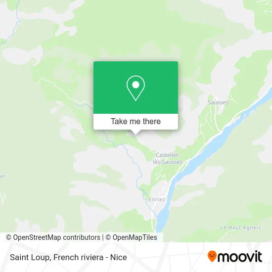 Saint Loup map