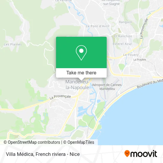 Villa Médica map