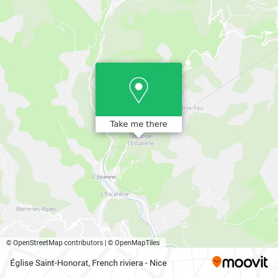 Église Saint-Honorat map