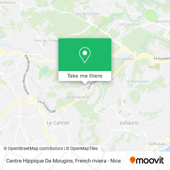 Centre Hippique De Mougins map