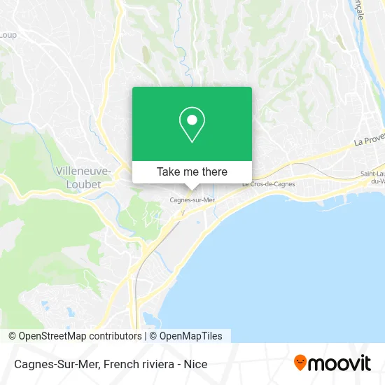 Cagnes-Sur-Mer map